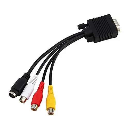 Produktbild: ciciglow VGA SVGA S Video 3 RCA AV TV Adapter Konverterkabel für PC Laptop