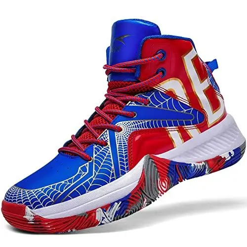 Produktbild: ASHION Jungen Basketballschuhe Laufschuhe Mode Kinder Tennis Turnschuhe Mädchen Hallen Sportschuhe, Saphirblau, 41EU