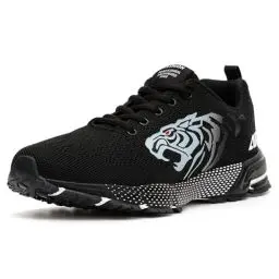 Produktbild: ASHION Turnschuhe Herren Sneaker Laufschuhe Sportschuhe Atmungsaktiv Sneaker Leichte Straßenlaufschuhe,A Schwarz,42 EU