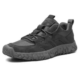 Produktbild: ASHION Wanderschuhe Damen Trekkingschuhe Herren rutschfeste Outdoor Schuhe Leichte Atmungsaktive Mesh Sneakers Wanderhalbschuhe D Grau 43 EU
