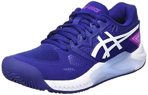Produktbild: ASICS Damen Gel-Challenger 13 Padel Sneaker, White Pure Silver, 40.5 EU