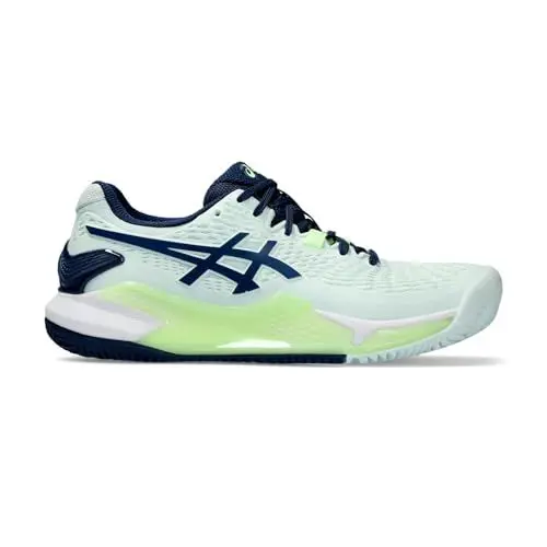 Produktbild: ASICS Damen Gel-Resolution 9 Clay Sneaker, Pale Mint/Blue Expanse, 37.5 EU