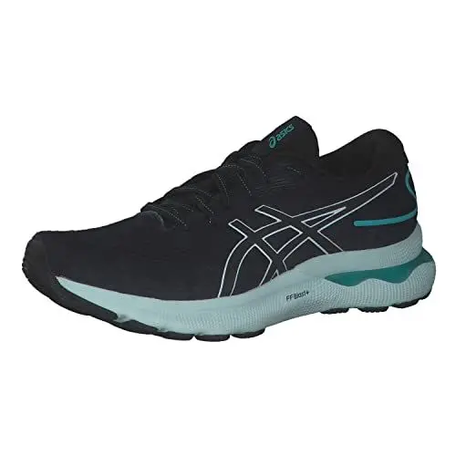 Produktbild: ASICS Nimbus 24 Straßenlaufschuhe für Männer Schwarz Weiß