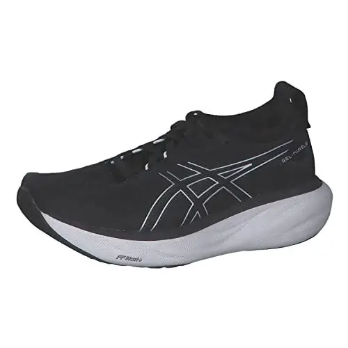 Produktbild: ASICS Damen Laufschuhe Gel-Nimbus 25 1012B356 Black/Pure Silver 39.5