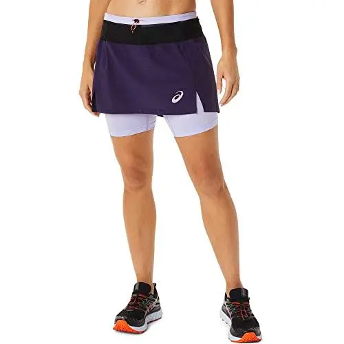 Produktbild: ASICS Fujitrail Skort Damen Laufrock lila Gr. L