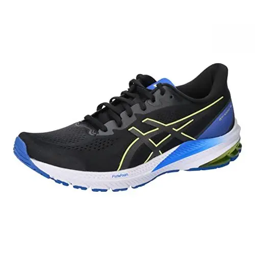 Produktbild: ASICS GT 1000 12 Mann Laufschuhe Schwarz Gelb