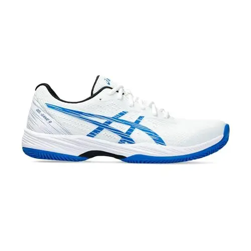 Produktbild: ASICS Herren Gel-Game 9 Clay/Oc Sneaker, White Tuna Blue, 44.5 EU