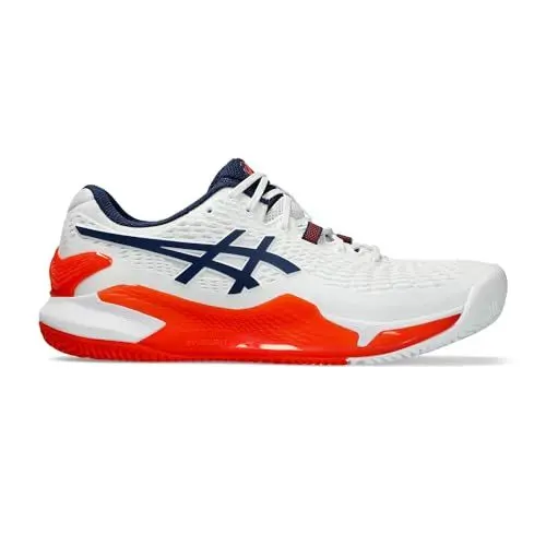 Produktbild: ASICS Herren Gel-Resolution 9 Clay Sneaker, White Blue Expanse, 42 EU