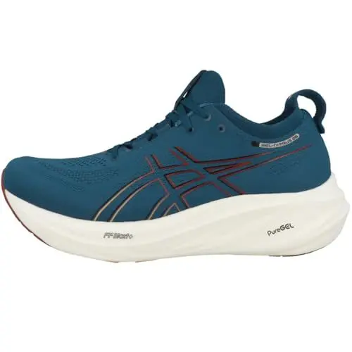 Produktbild: ASICS Herren Gel-Nimbus 26 Sneaker, Rich Navy Faded Orange, 42.5 EU