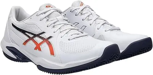 Produktbild: ASICS Herren Solution Swift FF 2 Clay Sneaker, Weiss/NOVA ORANGE, 40 EU