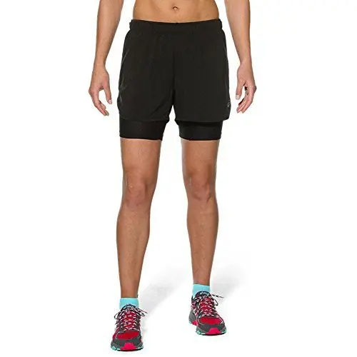 Produktbild: ASICS Shorts Fujitrail 2N1 schwarz L