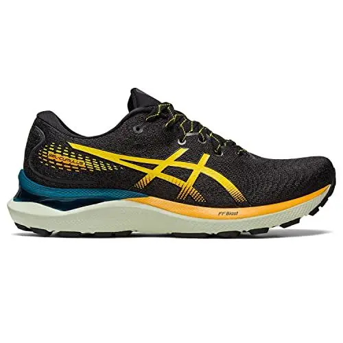 Produktbild: Asics Herren Gel-Cumulus 24 Running Shoes, Black/Hazard Green, 44 EU