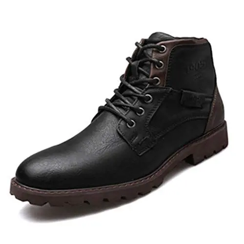 Produktbild: Asifn Herren Flut Business Arbeit Loafers Freizeit Brogue Atmungsaktiv Komfort Leder Fahren Mokassin（46 EU,Schwarz