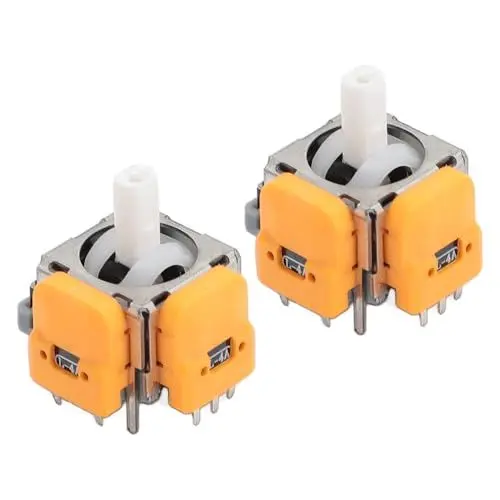Produktbild: Asixxsix 3D-Analog-Joystick-Daumenstiftsensor, 2 Stück Hall-Effekt-3D-Analogsensor-Joystick-Modul Ersatz für PRO Controller, 3D-Analog-Joystick-Achsensensormodul