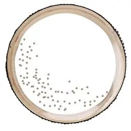 Produktbild: Asixxsix Ocean Drum, 6,1 Zoll Kleine Tragbare Sea Drum Wave Bead Handtrommel mit Ahornholzschale Ocean Drum Sea Sound Drum Musikinstrument Percussion für Ocean Sound Effect,