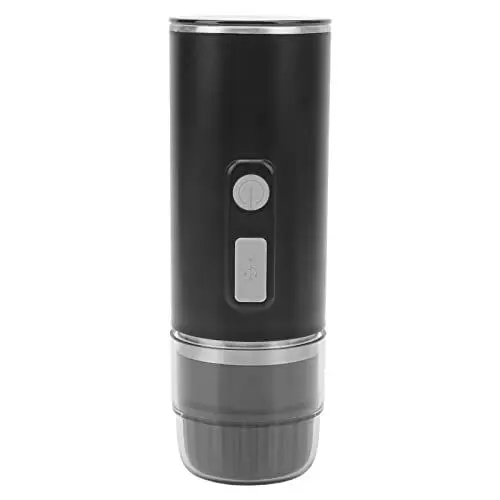Produktbild: Asixxsix Tragbare Espressomaschine, Vollautomatische Mini-Elektro-Espressomaschine, Wiederaufladbar, Kleine Handkaffeemaschine über USB, Kompatibel mit NS-Pads und Gemahlenem Kaffee