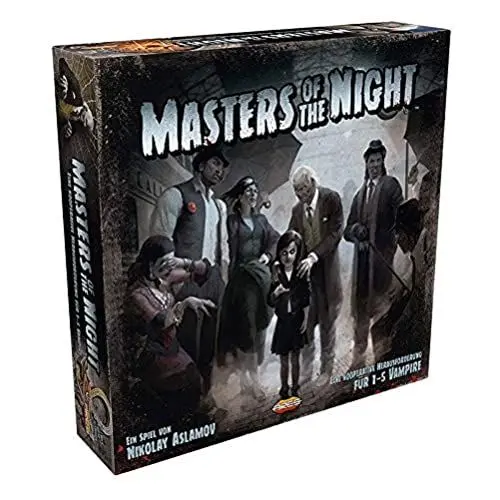Produktbild: Asmodee | Ares Games | Masters of the Night | Kennerspiel | Brettspiel | 1-5 Spieler | Ab 12+ Jahren | 45+ Minuten | Deutsch