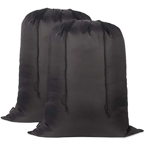Produktbild: Asonen Große Wäschesäcke, 2 Stück, 92 x 120 cm, Zwei-Wege-Kordelzug, reißfest, tragbar, große Kapazität, Wäschesäcke für Studenten, Wohnungen, Reisen, Urlaub, Universität