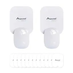 Produktbild: ASPECTEK Insektenfalle – UV-Lampe zur Bekämpfung von Fliegen und Mücken, 2024 neu, Klebefalle für den Hausgebrauch （2er-Pack in Weiß）