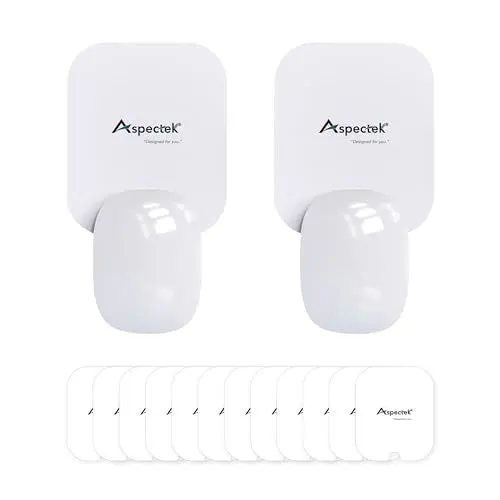 Produktbild: ASPECTEK Insektenfalle – UV-Lampe zur Bekämpfung von Fliegen und Mücken, 2024 neu, Klebefalle für den Hausgebrauch （2er-Pack in Weiß）