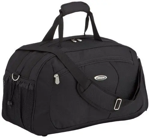 Produktbild: AspenSport Reisetasche Sydney Liter 45 Liter | Freizeittasche | Hohe Qualität | Schultergurt | Maße 55 x 32 x 23 cm (BxHxT) | schwarz