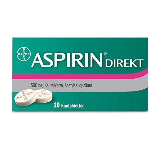 Produktbild: ASPIRIN Direkt Kautabletten 10 St