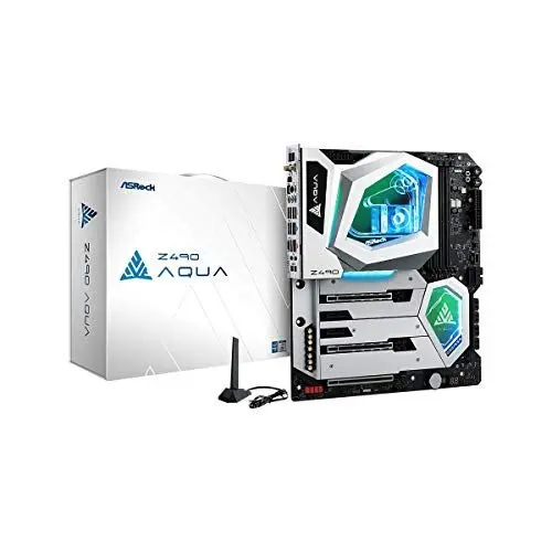 Produktbild: ASRock Z490 Aqua Wasserkühlung Intel