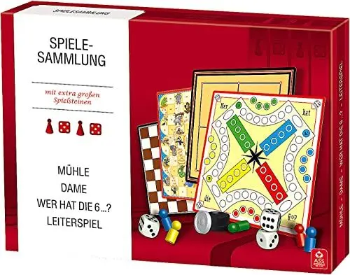 Produktbild: ASS Altenburger 22570310 - Spielesammlung mit extra groߟen Spielsteinen