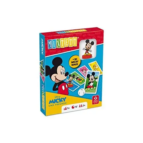 Produktbild: Disney Mickey & Friends - Mixtett Kartenspiel mit Spielfigur Micky