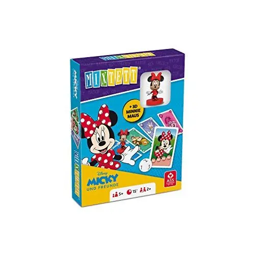 Produktbild: Disney Mickey & Friends - Mixtett Kartenspiel mit Spielfigur Minnie