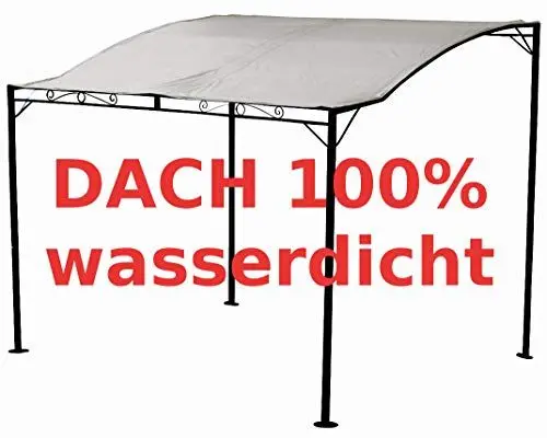 Produktbild: ALEOS. AS-S Wand Anbau Pavillon Terassenüberdachung 3x2,5 Meter Dach 100% wasserdicht UV30+