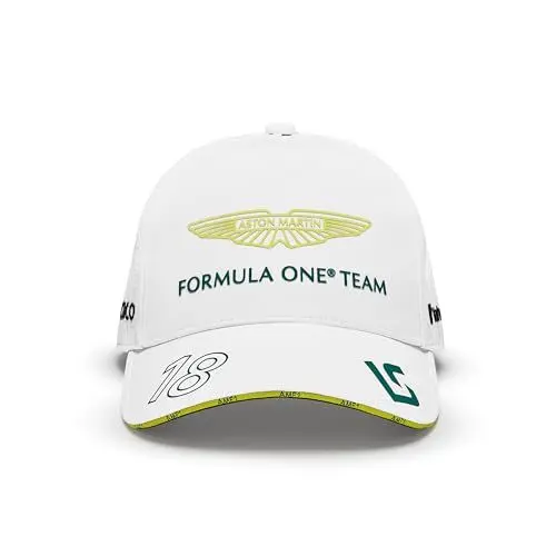 Produktbild: Aston Martin F1 Lance Stroll Kappe 2024 - Unisex - Weiß - Einheitsgröße