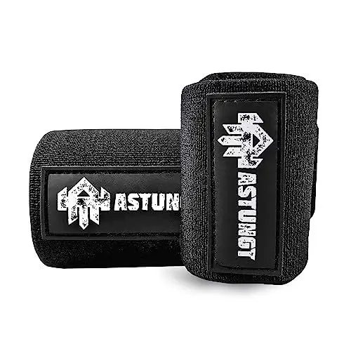 Produktbild: Astungt® Handgelenkbandagen Fitness - Gym Wrist Wraps 60 cm, Professionelle Handgelenk Bandagen Kraftsport, Handgelenkstütze Fitness, Bodybuilding, Crossfit & Kraftsport, Gym Handgelenkbandage