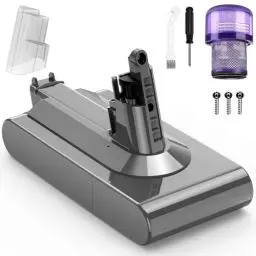 Produktbild: ASUNCELL 3900mAh V11 Akku für Dyson (Schraube Typ Installationsart), 25.2V Ersatzakku für Dyson SV14 Absolute Complete Fluffy kabellos Staubsauger Einfach Montage mit Filter, Bürste und Schrauben