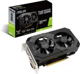 Produktbild: ASUS Die TUF Gaming GeForce GTX 1650 OC Edition 4GB GDDR6 Gaming Grafikkarte (NVIDIA-Turing-Architektur, 4GB GDDR6 Speicher, PCIe 3.0, 1x HDMI 2.0b, 1x Displayport 1.4a, TUF-GTX1650-O4GD6-P-V2-GAMING)