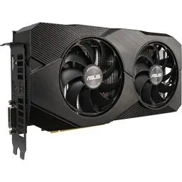 Produktbild: ASUS Dual Nvidia GeForce RTX 2060 6GB EVO OC Edition Gaming Grafikkarte (GDDR6 Speicher, PCIe 3.0, 1x HDMI 2.0b, 1x DVI, 1x DisplayPort 1.4, DUAL-RTX2060-O6G-EVO)