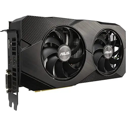 Produktbild: ASUS Dual Nvidia GeForce RTX 2060 6GB EVO OC Edition Gaming Grafikkarte (GDDR6 Speicher, PCIe 3.0, 1x HDMI 2.0b, 1x DVI, 1x DisplayPort 1.4, DUAL-RTX2060-O6G-EVO)