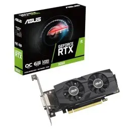 Produktbild: ASUS GeForce RTX 3050 LP BRK OC Edition 6GB GDDR6 Gaming Grafikkarte (Nvidia RTX3050, PCIe 4.0, 1x DVI-D, 1x HDMI 2.1, 1x DisplayPort 1.4a, RTX3050-O6G-LP-BRK)