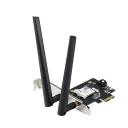 Produktbild: ASUS PCE-AX1800 Netzwerkadapter (AX1800 Dual Band PCI-E WiFi 6 (802.11ax). Bluetooth 5.2, WPA3-Netzwerksicherheit, OFDMA und MU-MIMO)