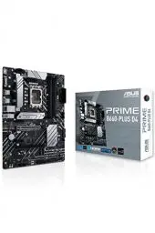Produktbild: ASUS PRIME B660-PLUS D4 Gaming Mainboard Sockel Intel LGA 1700 (Intel B660, ATX, DDR4 Speicher, PCIe 4.0, 3x M.2, Aura Sync)