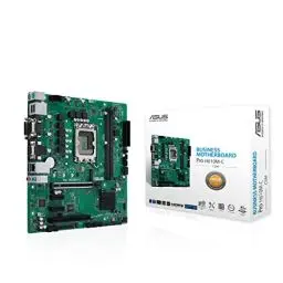 Produktbild: ASUS PRO H610M-C CSM Motherboard, Intel H610, LGA1700, DDR5, PCI 5.0, LAN Intel 1Gb, Realtek 7.1 Surround, 1xM.2, 4xSATA 6GB/s, USB 3.2 Gen 2, ASUSK Control Center Express, Schwarz, mATX
