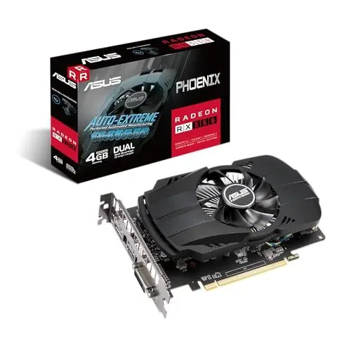Produktbild: ASUS Phoenix Radeon RX 550 EVO 4GB Gaming Grafikkarte ( GDDR5, PCIe 3.0, 1x DVI, 1x HDMI 2.0b, 1x DisplayPort 1.4, PH-RX550-4G-EVO)