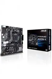 Produktbild: ASUS Prime A520M-K Mainboard Sockel AM4 (AMD Ryzen, micro-ATX, M.2, 1Gbit/s-Ethernet, SATA 6Gbit/s, USB 3.2 Gen 2 Typ-A)