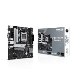 Produktbild: ASUS Prime B650M-K Mainboard Sockel AMD AM5 (Ryzen 7000, Micro-ATX, DDR5 Speicher, PCIe 5.0, BIOS Flashback, USB 3.2 Gen 2, Aura Sync)