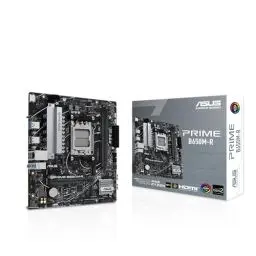 Produktbild: ASUS Prime B650M-R Gaming Mainboard Sockel AMD AM5 (microATX, DDR5, PCIe 4.0, Realtek 2.5Gb Ethernet, HDMI, SATA 6 Gbit/s, BIOS Flashback, Aura Sync)
