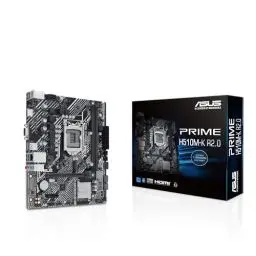 Produktbild: ASUS Prime H510M-K R2.0 Mainboard Sockel Intel LGA 1200 (Intel H470 Chipsatz, micro-ATX, DDR4 Speicher, PCIe 4.0, BIOS Flashback, USB 3.2 Gen 1, Aura Sync)
