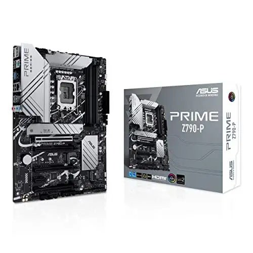 Produktbild: ASUS Prime Z790-P Gaming Mainboard Sockel Intel LGA1700 (ATX, PCIe 5.0, DDR5 Speicher, 3x M.2, HDMI, DisplayPort, Aura Sync)
