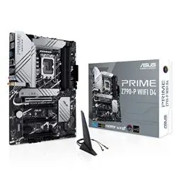 Produktbild: ASUS Prime Z790-P WIFI D4 Gaming Mainboard Sockel Intel LGA1700 (ATX, PCIe 5.0, DDR4 Speicher, 3x M.2, WiFi 6, HDMI, DisplayPort, Aura Sync)