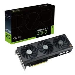 Produktbild: ASUS ProArt GeForce RTX 4060 OC Edition 8GB GDDR6 Gaming Grafikkarte (NVIDIA GeForce RTX4060, DLSS 3, PCIe 4.0, 1x HDMI 2.1a, 3X DisplayPort 1.4a, PROART-RTX4060-O8G)