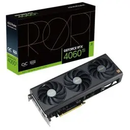 Produktbild: ASUS ProArt GeForce RTX 4060 Ti OC Edition 16GB GDDR6 Gaming Grafikkarte (NVIDIA GeForce RTX4060Ti DLSS 3, PCIe 4.0, 1x HDMI 2.1a, 3X DisplayPort 1.4a, PROART-RTX4060TI-O16G)